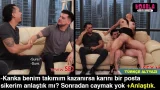Karımın üzerine bahse girdim Tuttuğum takım kaybederse Kankamla yatacak