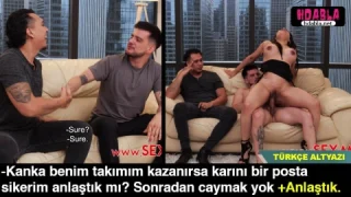 Karımın üzerine bahse girdim Tuttuğum takım kaybederse Kankamla yatacak